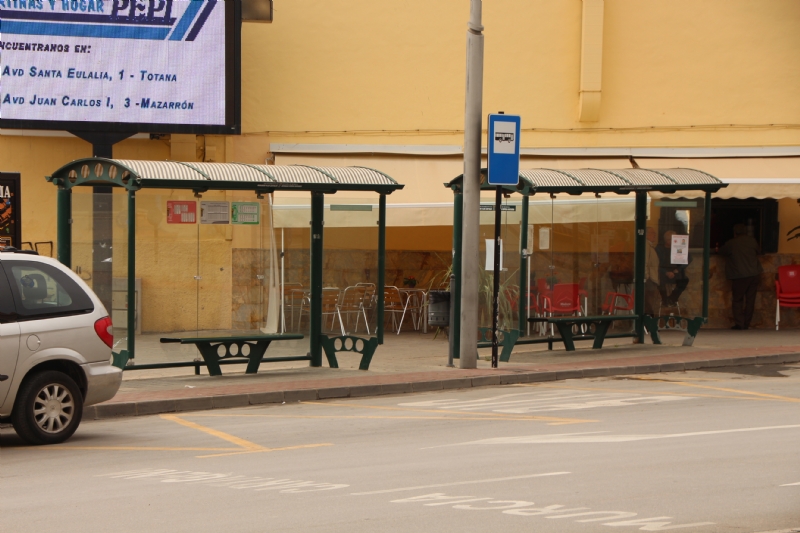 Traslado provisional de la parada de bus a la avenida Gins Campos este mircoles 31 de agosto
