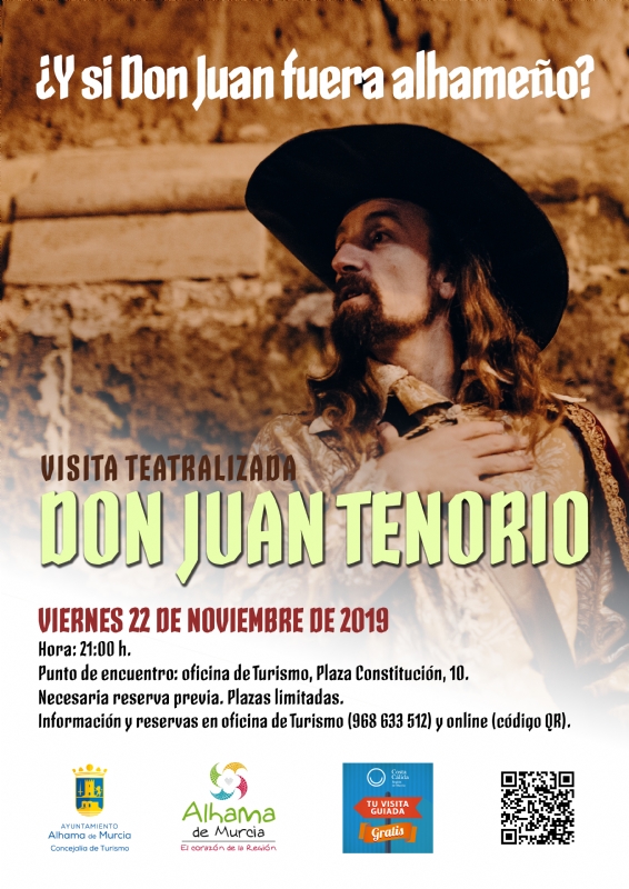 Don Juan Tenorio recorrerá las calles de Alhama el 22 de noviembre 