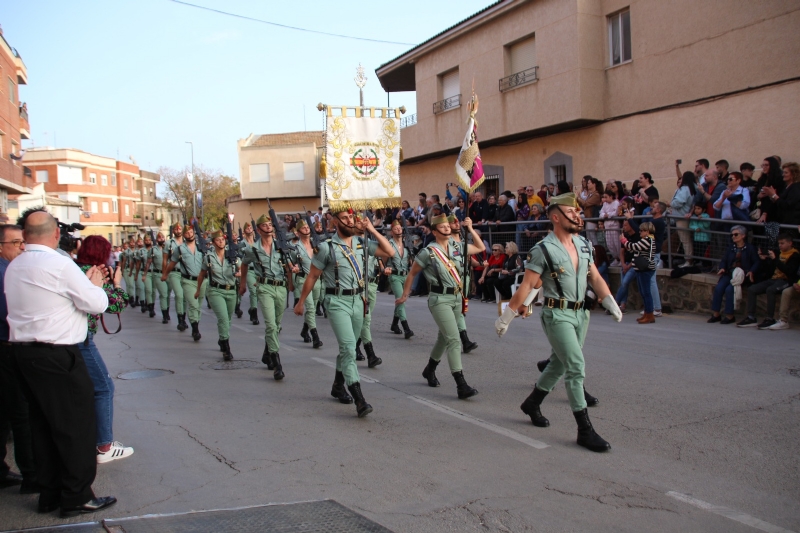 Calles llenas de alhameños y visitantes en la Semana Santa de Alhama de Murcia