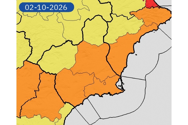 ACTUALIZACIÓN: Alhama, en aviso naranja por lluvias de hasta 40 litros por metro cuadrado en una hora y tormentas este viernes