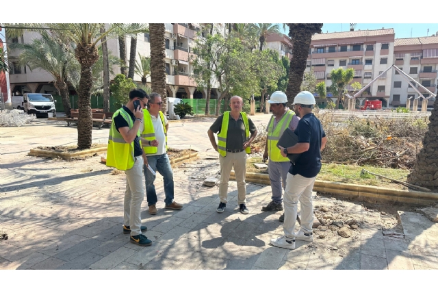 Avanzan las obras de renovación integral de la Plaza de la Constitución