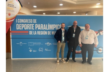 Alhama de Murcia presente en el I Congreso de Deporte Paralímpico de la Región de Murcia