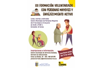 XII Curso de formación de voluntariado con personas mayores y envejecimiento activo 