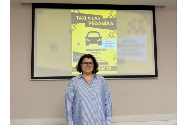 El Ayuntamiento mantienen su compriso con las pedanías mediante el servicio de taxi bonificado
