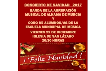 Presentación del Concierto de Navidad de la Agrupación Musical de Alhama de Murcia