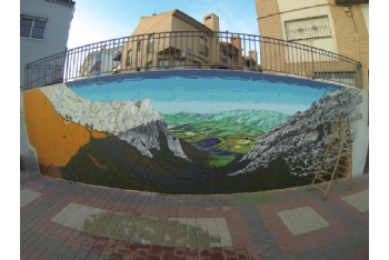 Presentación mural de Murfy en Avda. Antonio Fuertes