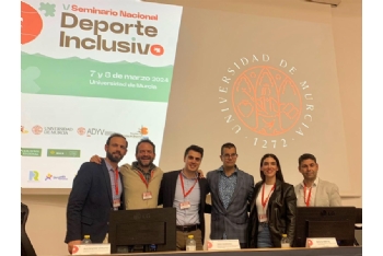 La alcaldesa de Alhama de Murcia participa en el V seminario Nacional de Deporte Inclusivo