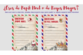 ¿Eres de Papá Noel o de Reyes Magos? Sea cual sea tu elección, aquí tienes la carta especial desde Alhama de Murcia que asegura una Navidad llena de regalos para todos