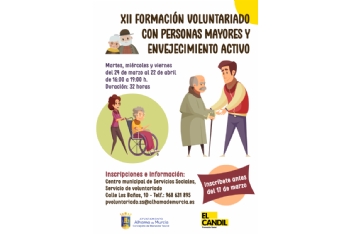 XII Curso de formación de voluntariado con personas mayores y envejecimiento activo