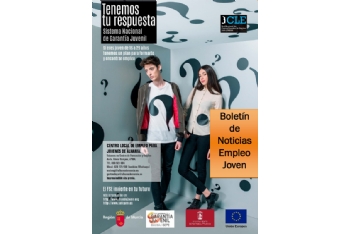 Boletín semanal del centro de empleo para jóvenes (09-09-2022)