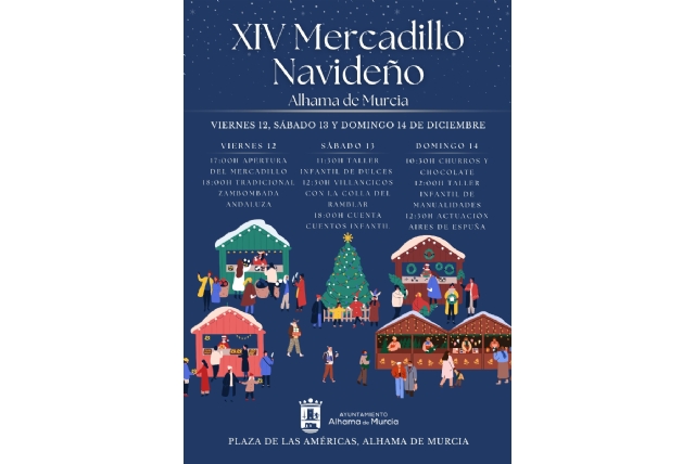 XIV Mercadillo Navideño del 12 al 14 de diciembre en la Plaza de las Américas XIV Mercadillo Navideño del 12 al 14 de diciembre en la Plaza de las Américas