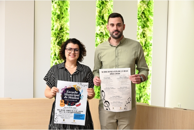 La Escuela Municipal de Música presenta sus audiciones de fin de curso y abre el plazo de matrícula para el curso 2026-2027 La Escuela Municipal de Música presenta sus audiciones de fin de curso y abre el plazo de matrícula para el curso 2026-2027
