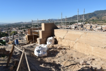 La última fase de restauración del Castillo de Alhama recupera una torre inédita