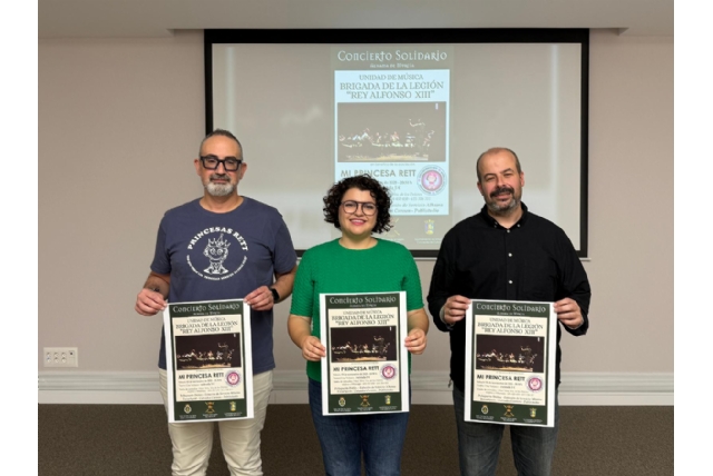 Concierto solidario de la Brigada de la Legión en beneficio a la asociación Mi Princesa Rett