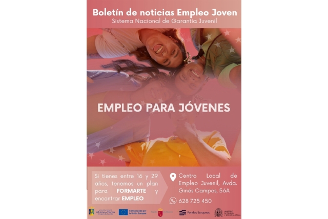 Boletín semanal del centro de empleo para jóvenes 13/03/2026