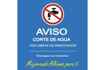 AVISO: corte de suministro de agua la zona de El Collado alto para el martes 18 de octubre