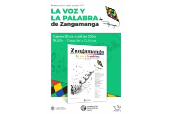 Presentación de la revista 'La Voz y la Palabra' de Zangamanga