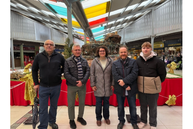 Presentación del Belén Municipal en la Plaza de Abastos Presentación del Belén Municipal en la Plaza de Abastos