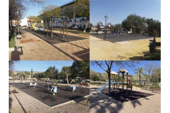 El Ayuntamiento cubrirá las áreas de juegos infantiles de parques y jardines a través del ´Plan sombra´