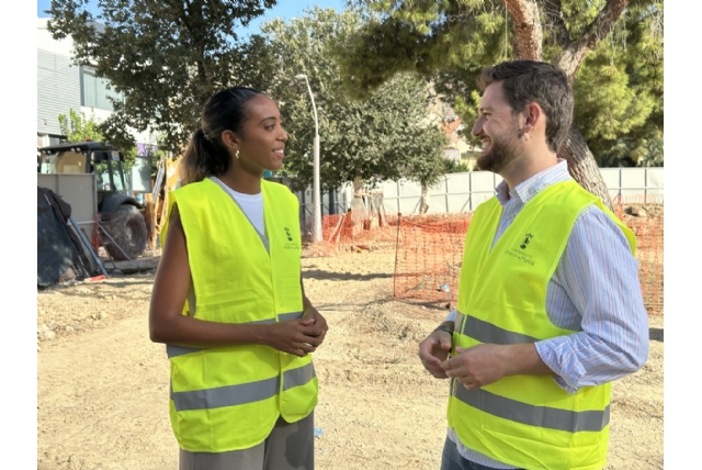 La alcaldesa anuncia que el Parque de La Cubana estará finalizado el próximo verano