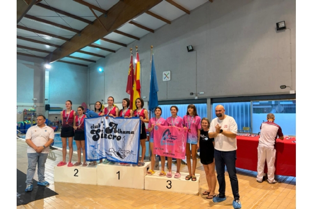 El XIX Campeonato FNRM Open de natación sincronizada reúne este fin de semana a clubes y deportistas en Alhama de Murcia