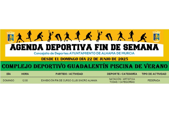 Agenda deportiva para el domingo 22 de junio de 2025
