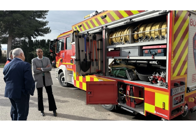 Incorporado un nuevo camión al parque de Bomberos Alhama-Totana para mejorar la capacidad operativa