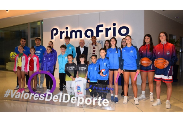 Fundación Primafrio renueva su compromiso ´Deporte con valores´ con 9 clubes de Alhama de Murcia