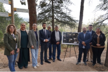 La alcaldesa y el director general de Patrimonio Cultural anuncian el inicio del trámite para declarar BIC el Caño de Sierra Espuña