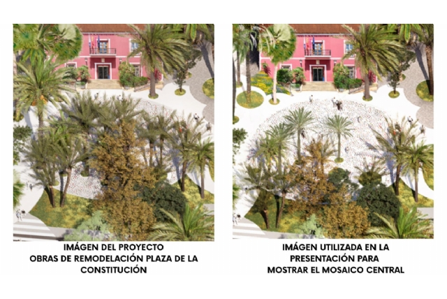 Las obras de la Plaza de la Constitución incorporarán a este espacio 50 nuevos árboles