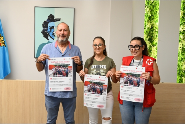 El Ayuntamiento y Cruz Roja ponen en marcha un campamento urbano para combatir la soledad no deseada durante el verano