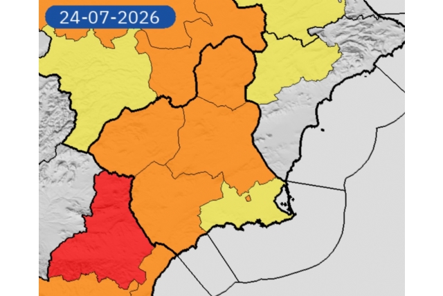 Alhama de Murcia mantiene activado el PEMU ante el aviso naranja por temperaturas de hasta 42 ºC