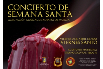 El Concierto de Semana Santa 2021 de la Agrupación Musical será el próximo Viernes Santo