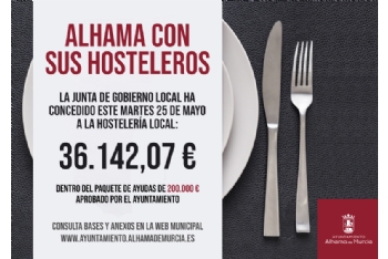 25 locales de hostelería reciben nuevas ayudas del Ayuntamiento por valor de 36.000 euros