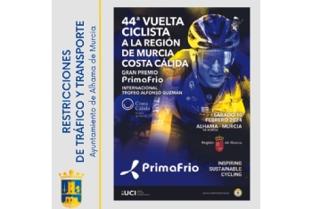 Restricciones de tráfico durante la Vuelta Ciclista a la Región de Murcia 2024
