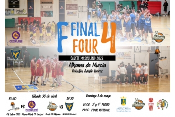 Alhama acoge la Final Four de baloncesto para conocer el campeón regional Cadete Masculino