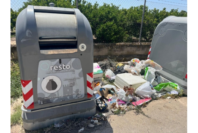 18 denuncias por conductas incívicas relacionadas con residuos en Alhama durante el último mes