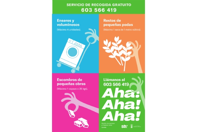 Balance anual del servicio municipal de recogida de enseres durante 2025