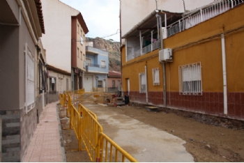 Visita a las obras de la calle Cervantes