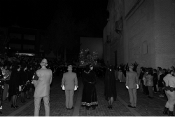 Calles llenas de alhameños y visitantes en la Semana Santa de Alhama de Murcia