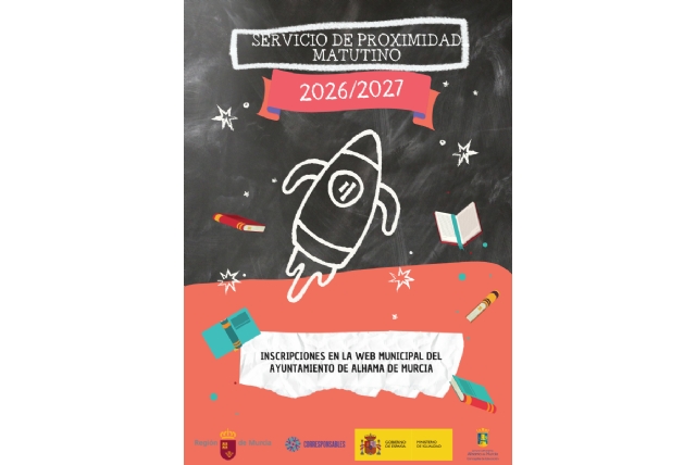 Abierto el plazo de inscripción para el Servicio Municipal de Proximidad Matutino del curso 2026-2027