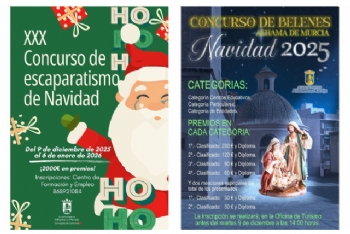 Arranca en Alhama la XXX edición del Concurso de Escaparatismo y el tradicional Concurso de Belenes 2025