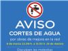 AVISO: Corte de agua en el núcleo urbano de Alhama