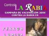Iniciada la campaña de Vacunación 2006 contra la Rabia en Perros y Gatos