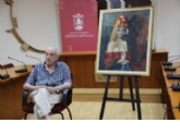 José María Falgas dona una de sus obras al Ayuntamiento de Alhama