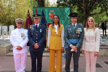 Alhama de Murcia acoge el mayor acto de fuerzas de seguridad de su historia con la celebración del 181º aniversario de la Guardia Civil