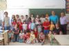 Los alumnos de 1º de primaria del Colegio Público Ginés Díaz San Cristóbal reciben los libros del programa “Conoce tu Biblioteca”