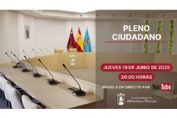 El Consistorio invita a vecinos y vecinas a participar en el Pleno Ciudadano