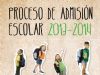 Del 1 al 22 de marzo estará abierto el proceso de admisión de alumnos de segundo ciclo de Educación Infantil, Educación Primara, Educación Secundaria y Bachillerato