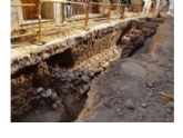 Las obras en la calle Parricas descubren nuevos restos arqueológicos